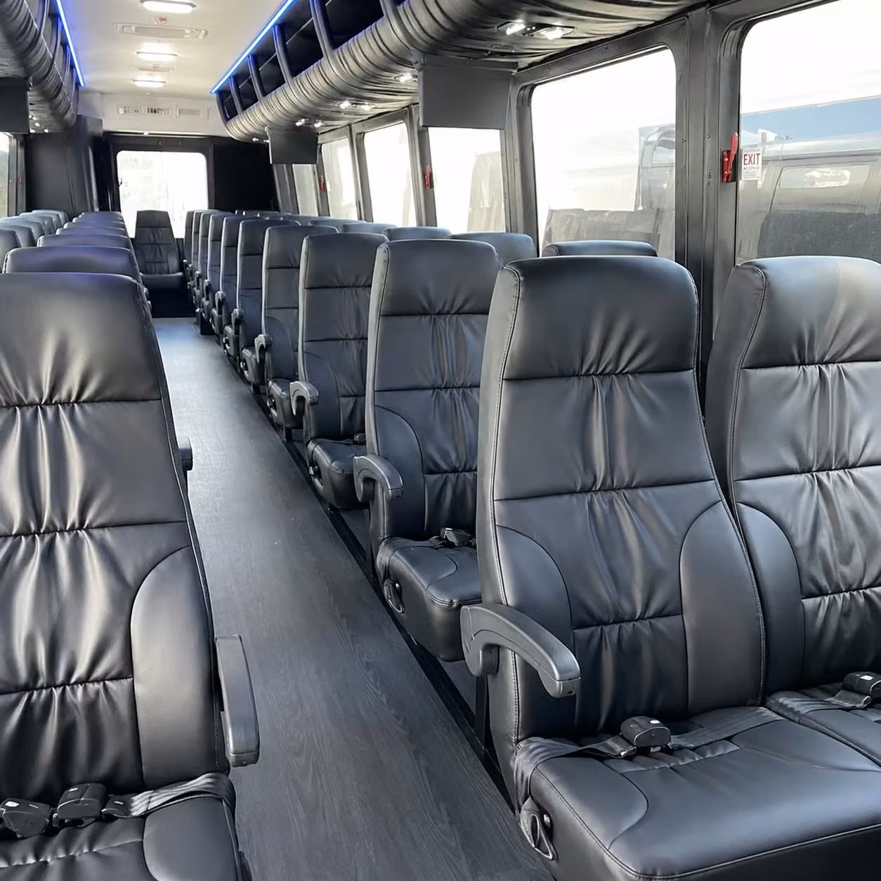 35 passenger minibus inside