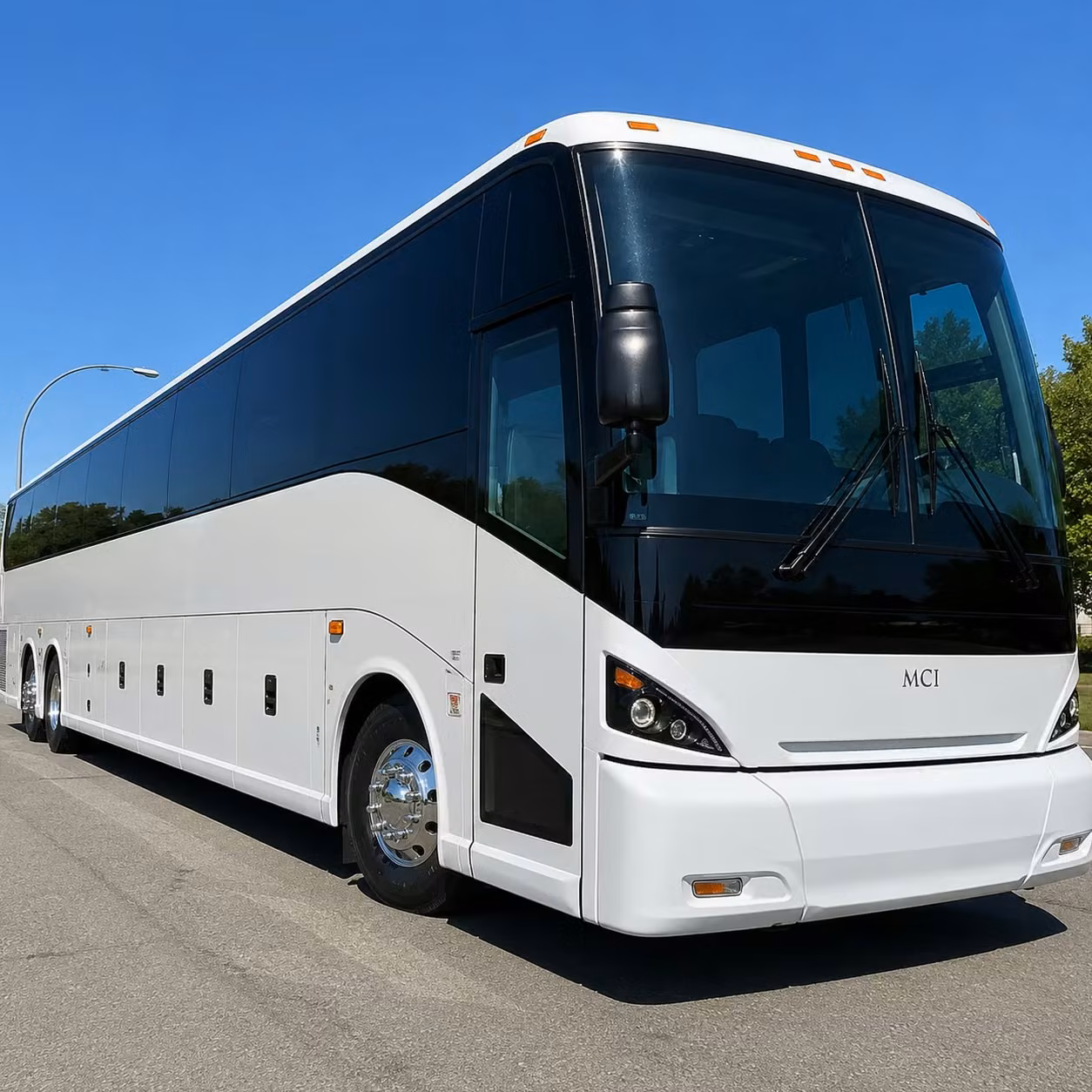 56 passenger charter bus